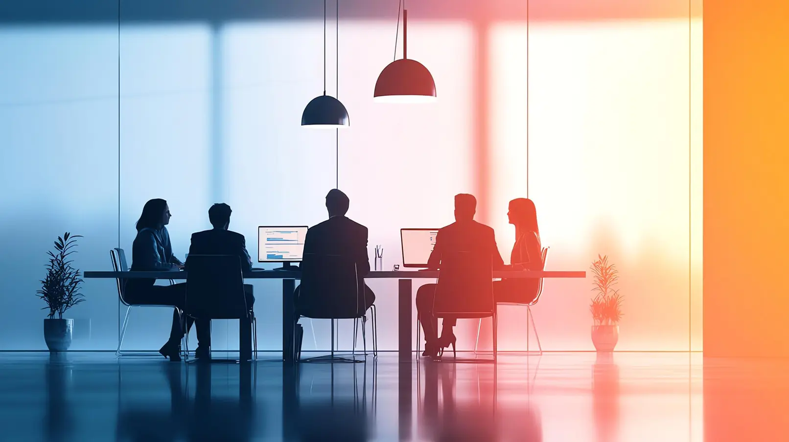 Team collaboration and office environment