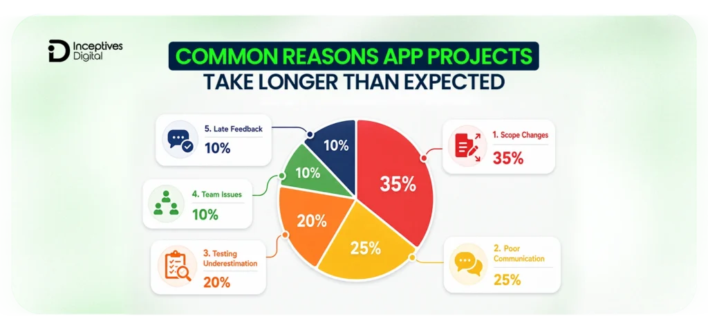 COMMON REASONS APP PROJECTS TAKE LONGER THAN EXPECTED