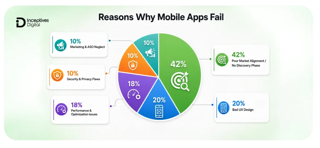 Reasons Why Mobile Apps Fail
