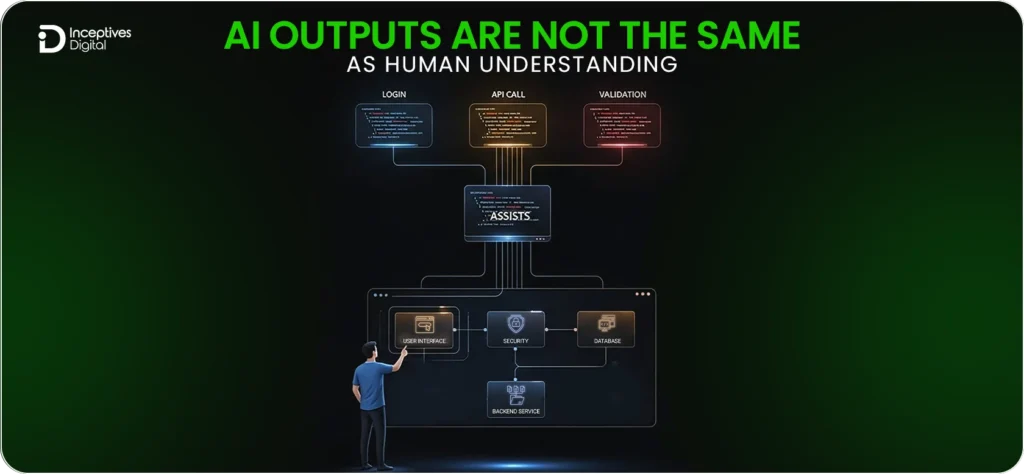 AI Outputs Are Not the Same as Human Understanding
