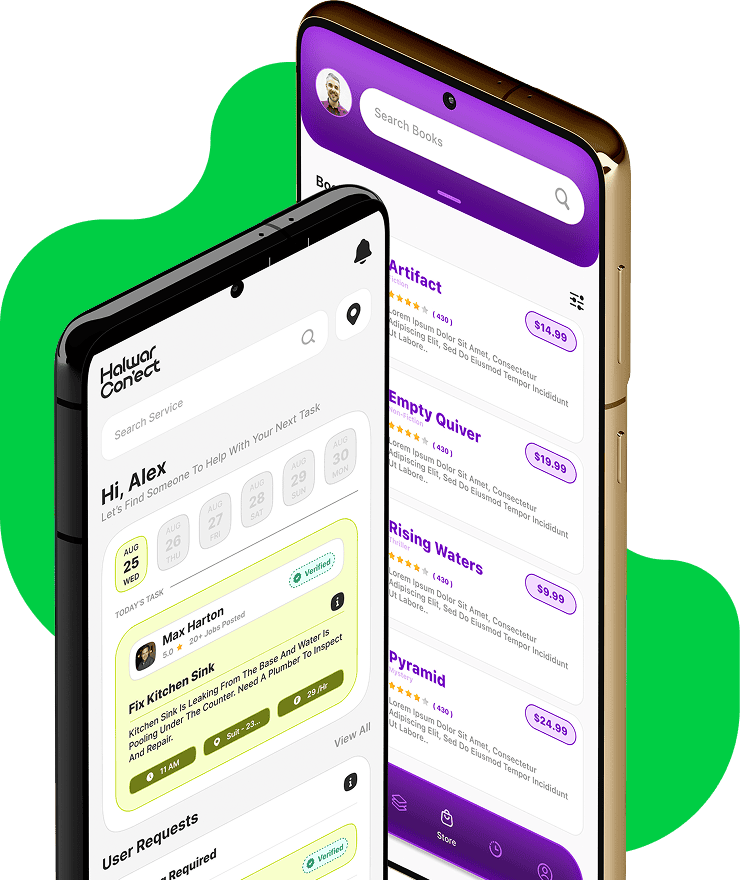 Android App Projects Screens