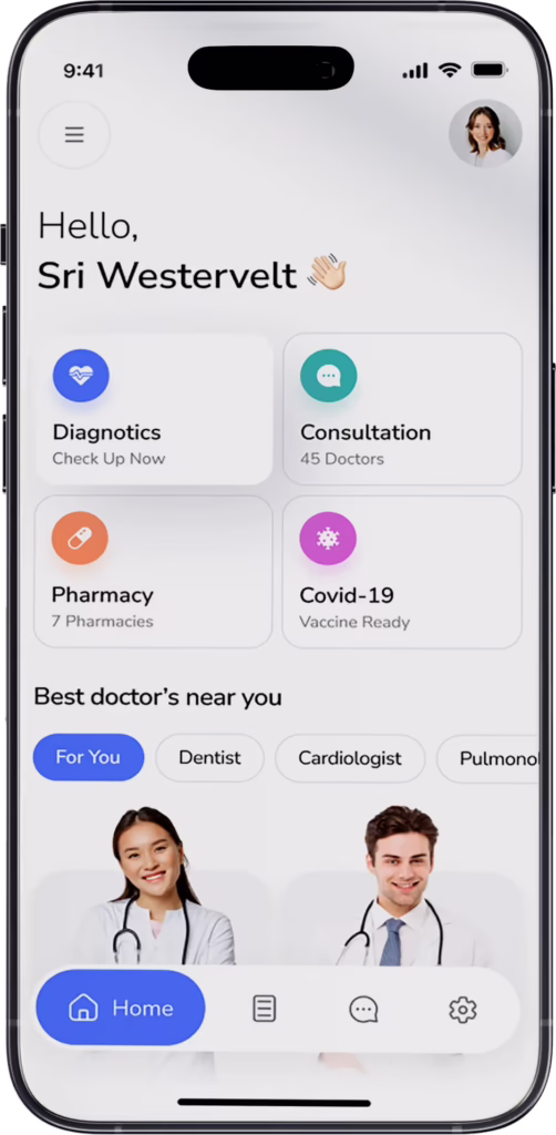 Admin & healthcare Organization Features